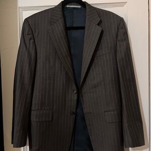 Gray Wool Sport Coat Notched Lapels